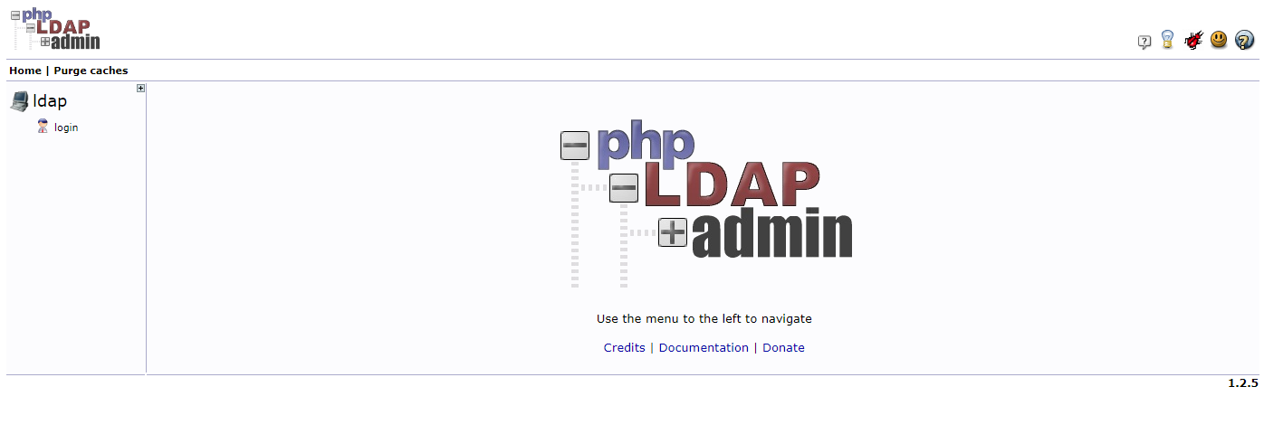 phpldapadmin 首页