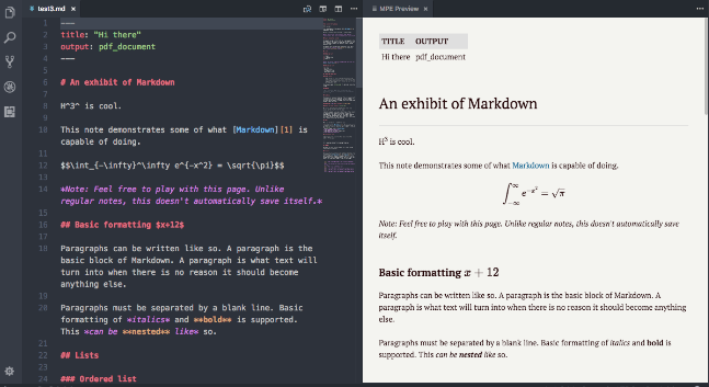 Markdown Preview Enhanced