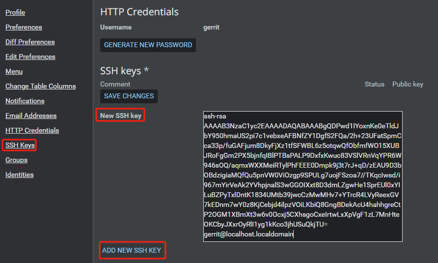 添加 SSH Key